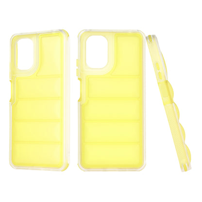 Coque pour Motorola Moto G24 Power, Techsuit, Wave Shield, Jaune