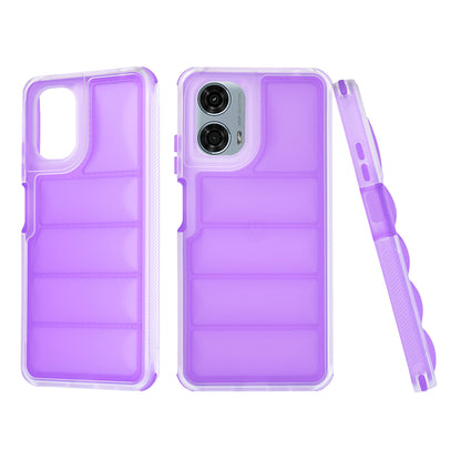 Coque pour Motorola Moto G24 Power, Techsuit, Wave Shield, Violet