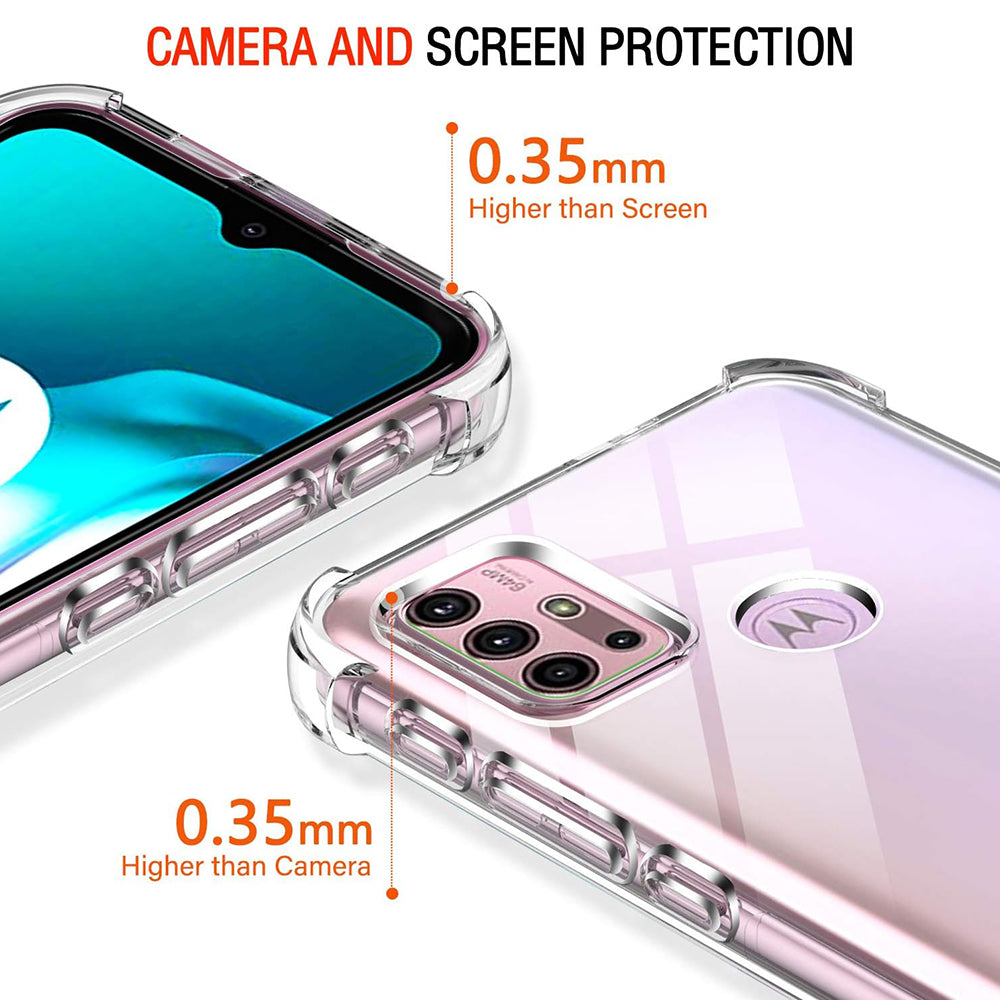 Coque pour Motorola Moto G30 / G20 / G10, Techsuit, Antichoc Claire, Transparente