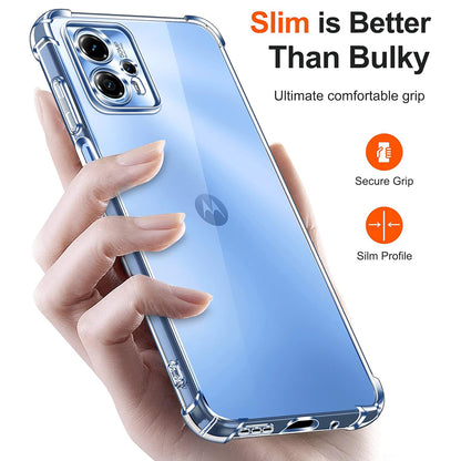 Coque pour Motorola Moto G35, Techsuit, Anti-choc Claire, Transparente