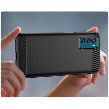 Coque pour Motorola Moto G42, Techsuit, Carbone, Noire