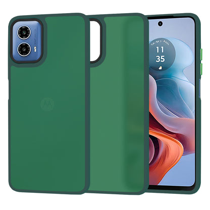 Coque pour Motorola Moto G45 / G34, Techsuit, HaloFrost, Vert