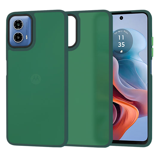 Coque pour Motorola Moto G45 / G34, Techsuit, HaloFrost, Vert