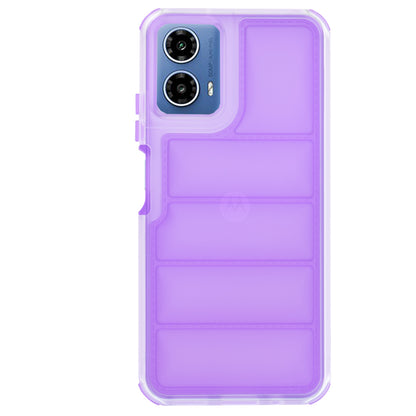 Coque pour Motorola Moto G45 / G34, Techsuit, Wave Shield, Violet