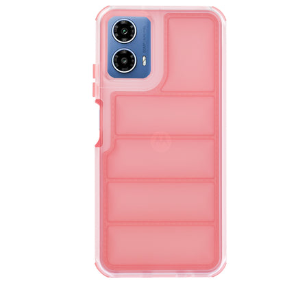 Coque pour Motorola Moto G45 / G34, Techsuit, Wave Shield, Rouge