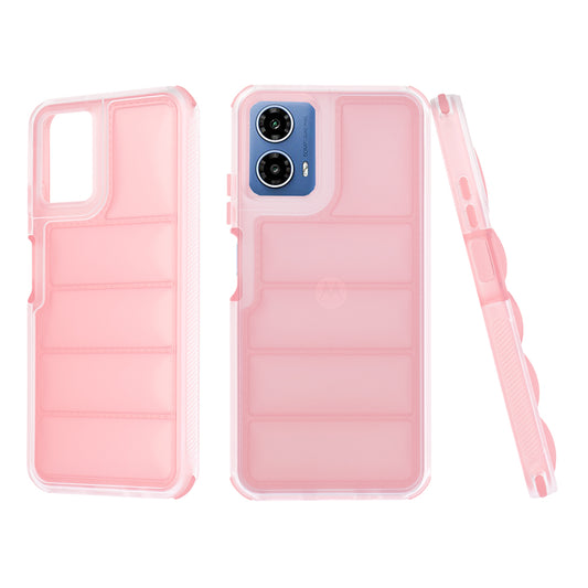 Coque pour Motorola Moto G45 / G34, Techsuit, Wave Shield, Rose