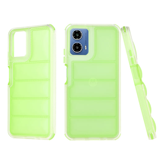 Coque pour Motorola Moto G45 / G34, Techsuit, Wave Shield, Vert