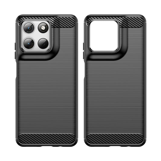 Coque pour Motorola Moto G47 / G37 Power / G37 / G67 Power / G57 Power, Techsuit, Carbone, Noire