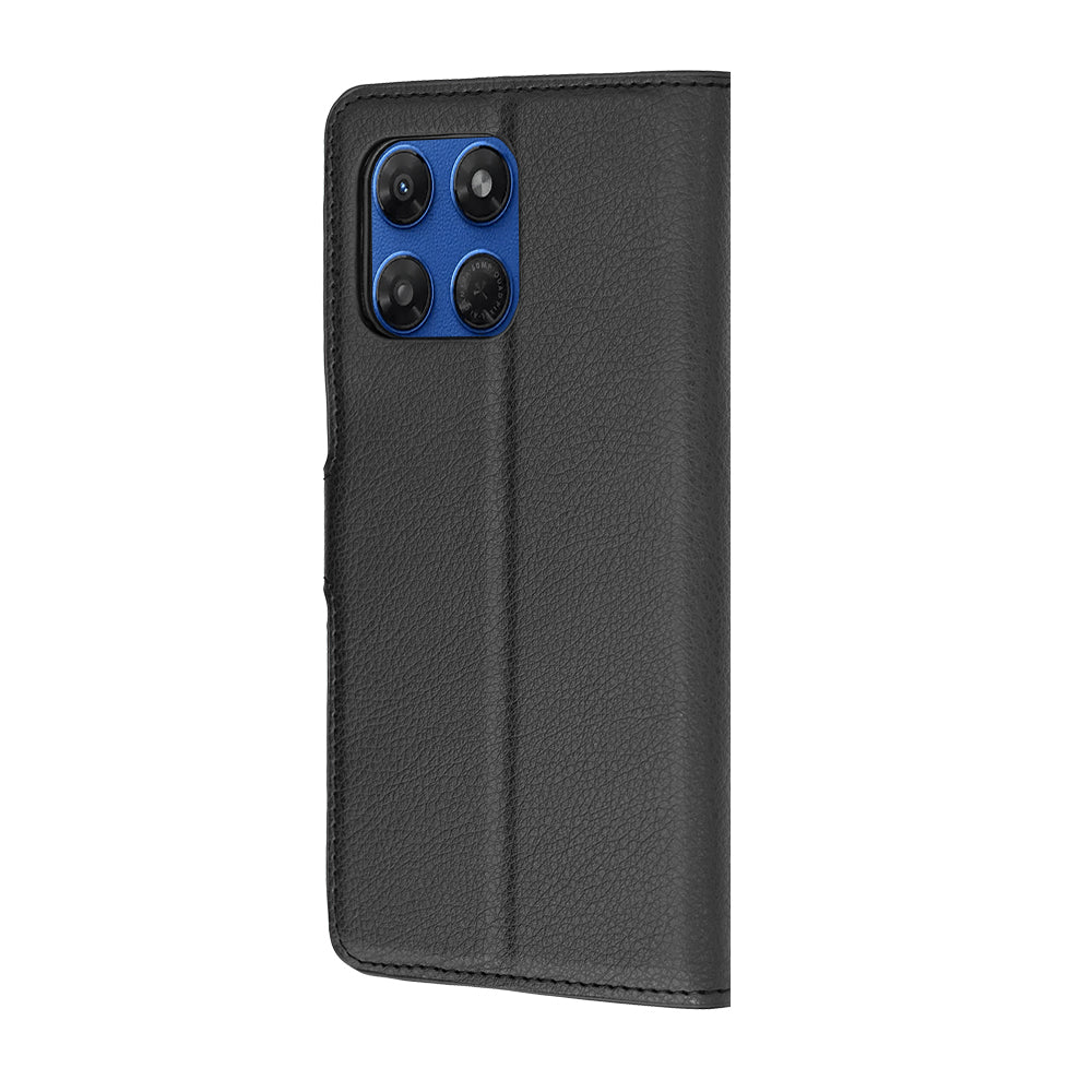 Coque pour Motorola Moto G47 / G37 Power / G37, Techsuit, Folio en cuir, Noir