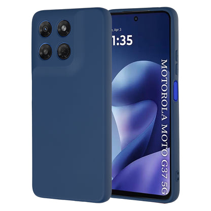 Coque pour Motorola Moto G47 / G37 Power / G37, Techsuit, SoftFlex, Bleu marine