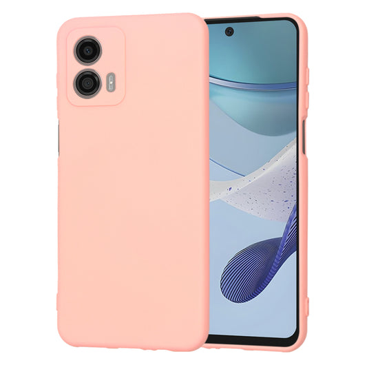 Coque pour Motorola Moto G53, Techsuit, SoftFlex, Rose Clair