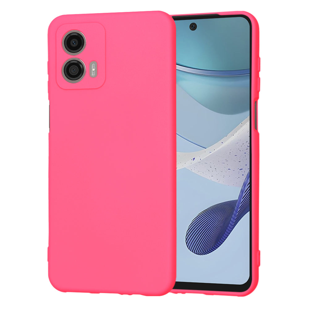 Case for Motorola Moto G53, Techsuit, SoftFlex, Dark Pink