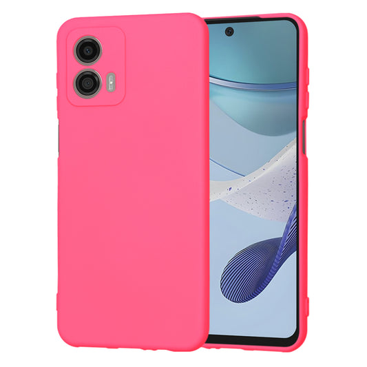 Coque pour Motorola Moto G53, Techsuit, SoftFlex, Rose Foncé