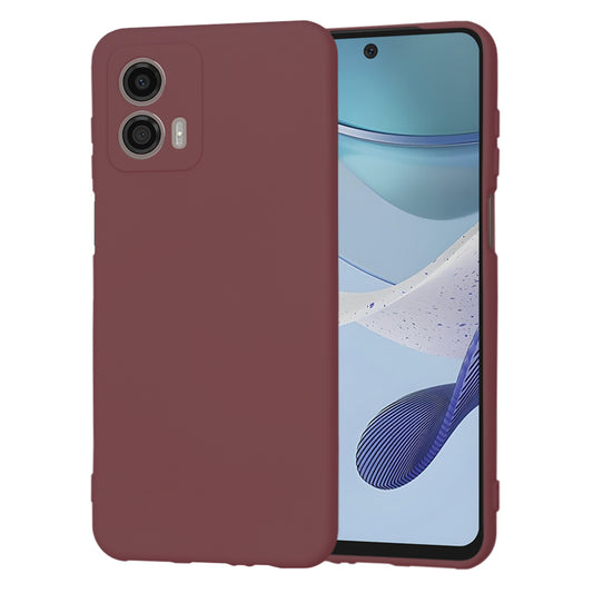 Coque pour Motorola Moto G53, Techsuit, SoftFlex, Bordeaux