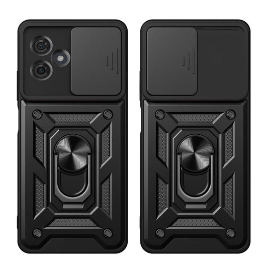 Coque pour Motorola Moto G54, Techsuit, CamShield, Noire