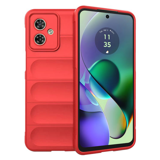 Étui pour Motorola Moto G54, Techsuit, Magic Shield, Rouge