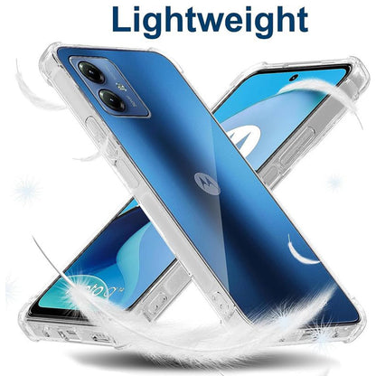 Coque pour Motorola Moto G54, Techsuit, Anti-choc Claire, Transparente