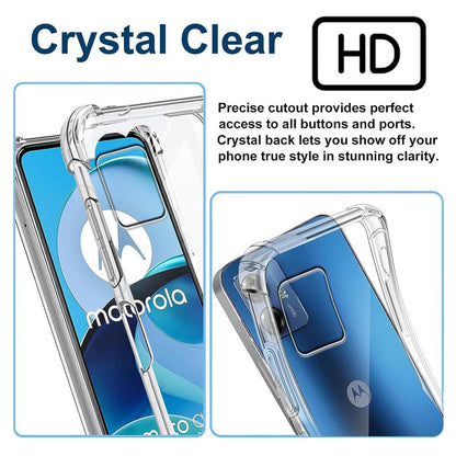 Coque pour Motorola Moto G54, Techsuit, Anti-choc Claire, Transparente