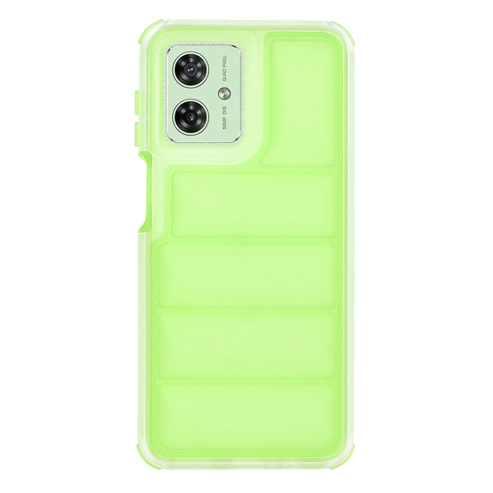 Coque pour Motorola Moto G54, Techsuit, Wave Shield, Vert