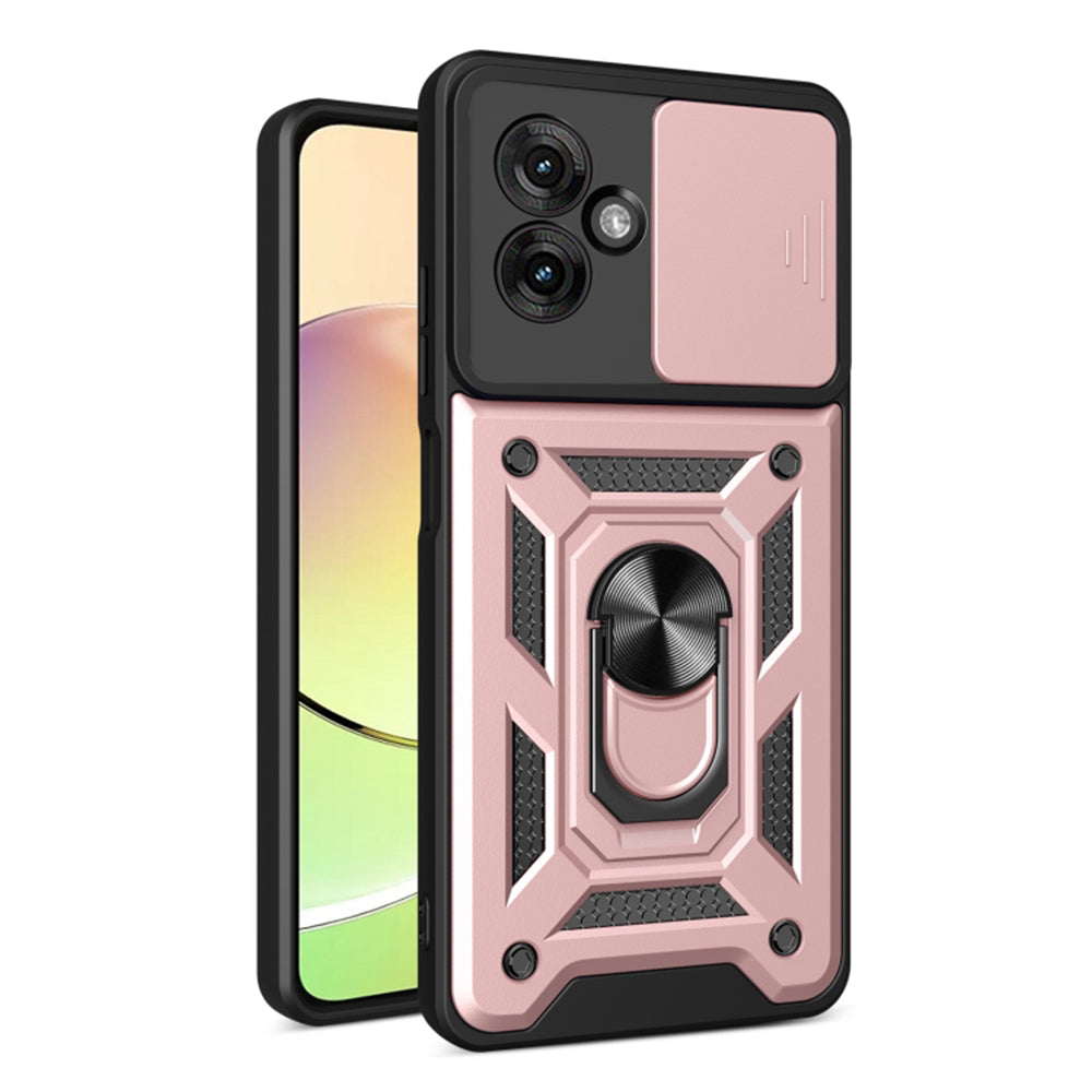 Coque pour Motorola Moto G55, Techsuit, CamShield, Rose