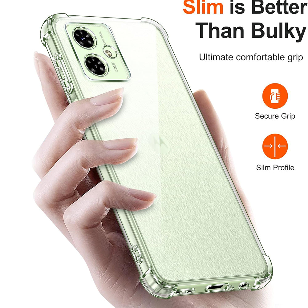 Coque pour Motorola Moto G55, Techsuit, Anti-choc Claire, Transparente