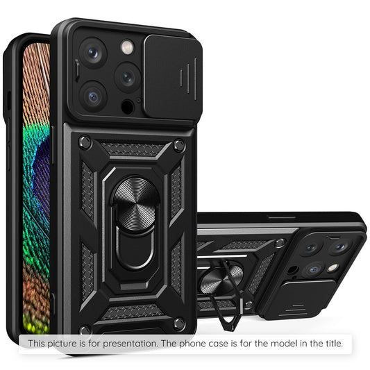 Coque pour Motorola Moto G56, Techsuit, CamShield, Noire