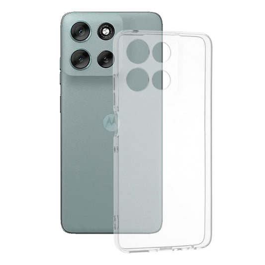 Coque pour Motorola Moto G56, Techsuit, Claire, Transparente