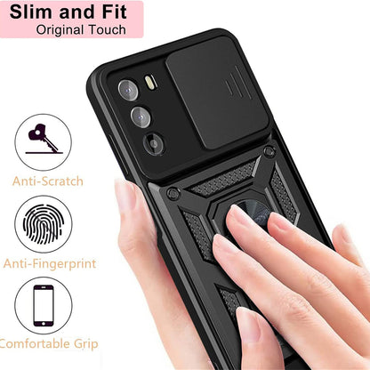 Case for Motorola Moto G62 5G, Techsuit, CamShield, Black