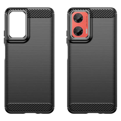Coque pour Motorola Moto G75, Techsuit, Carbone, Noire