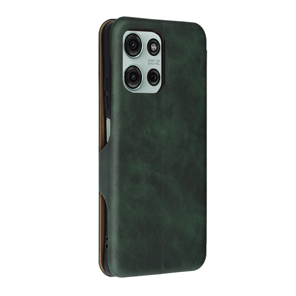 Coque pour Motorola Moto G75, Techsuit, Safe Wallet Plus, Vert