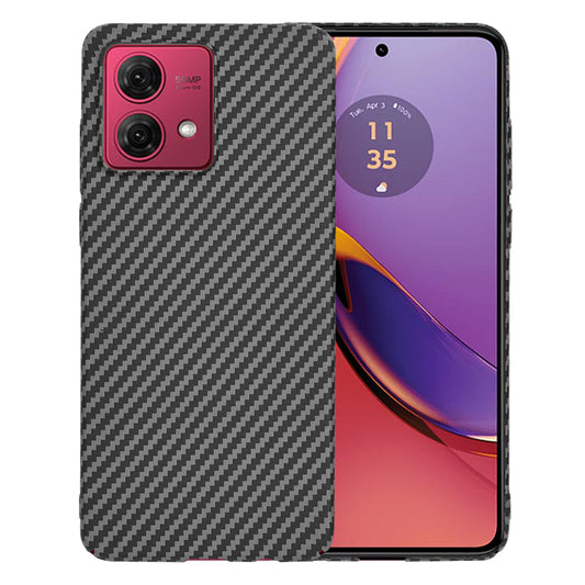 Coque pour Motorola Moto G84, Techsuit, Carbonite FiberShell, Noire