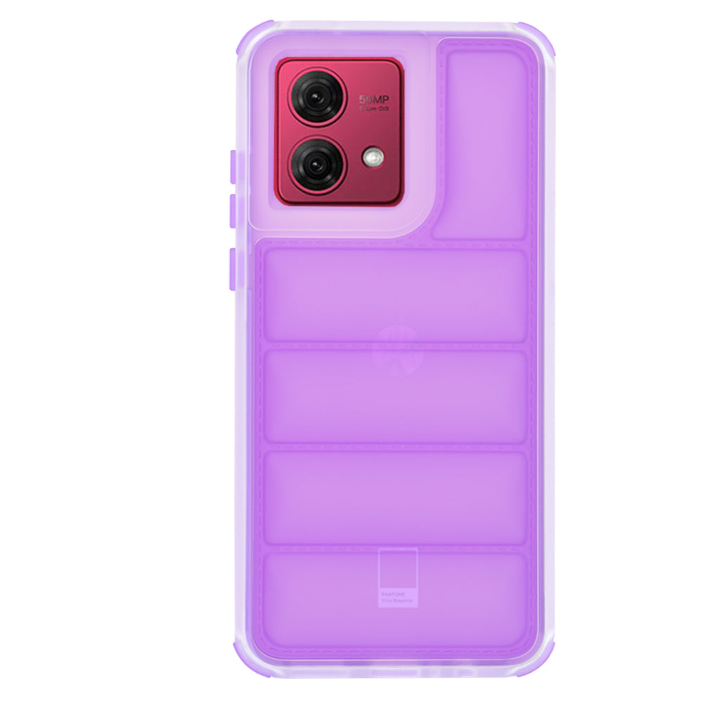 Coque pour Motorola Moto G84, Techsuit, Wave Shield, Violet