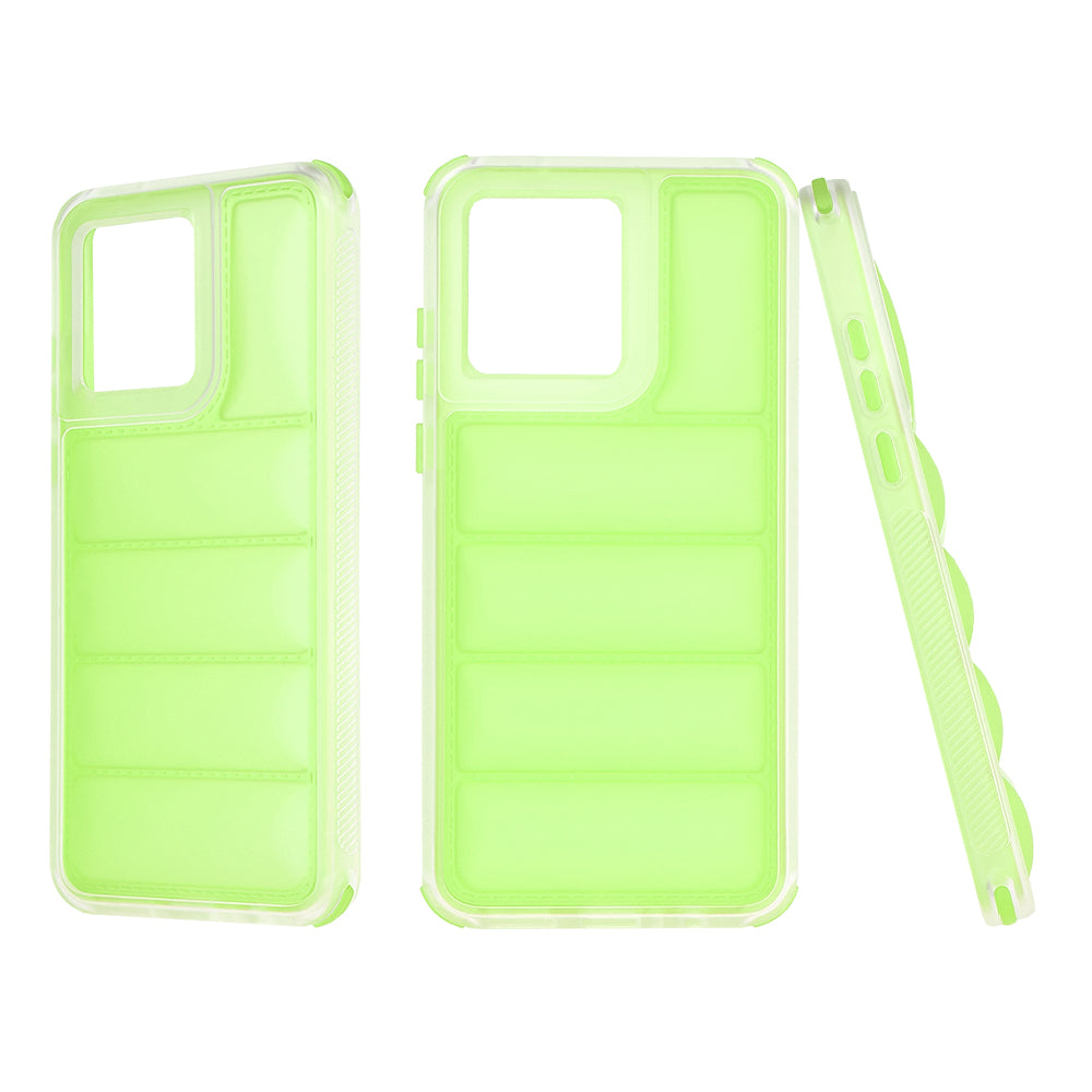 Coque pour Motorola Moto G84, Techsuit, Wave Shield, Vert