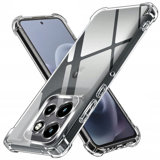 Coque pour Motorola Moto G86 Power, Techsuit, Antichoc Claire, Transparente