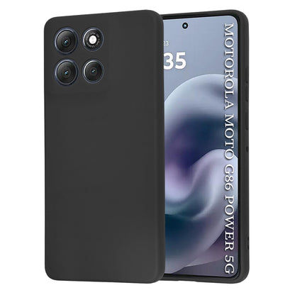 Case for Motorola Moto G86 Power, Techsuit, SoftFlex, Black