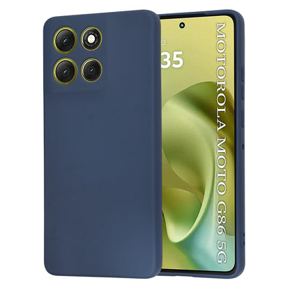 Coque pour Motorola Moto G86, Techsuit, SoftFlex, Bleu marine