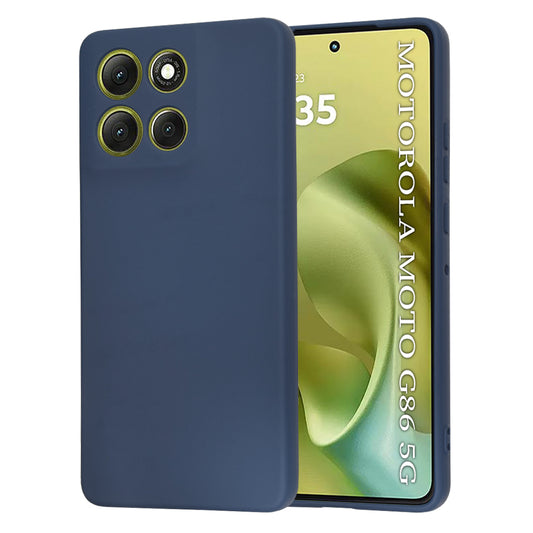Coque pour Motorola Moto G86, Techsuit, SoftFlex, Bleu marine