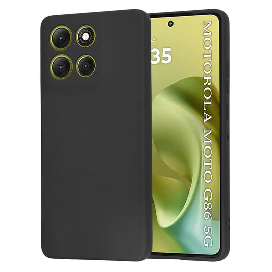 Coque pour Motorola Moto G86, Techsuit, SoftFlex, Noire