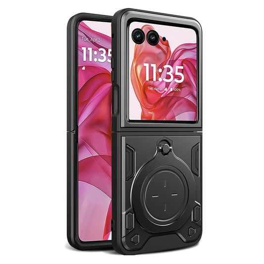 Coque pour Motorola Razr 50 Ultra, Techsuit, CamGuard Pro, Noire