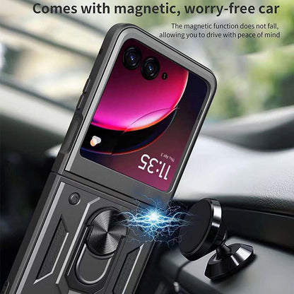 Case for Motorola Razr 50 Ultra, Techsuit, CamShield, Black