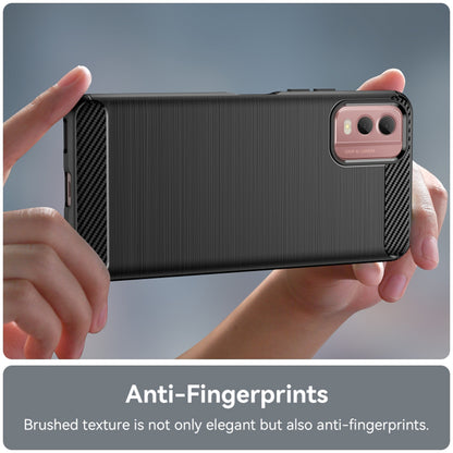 Coque pour Nokia C32, Techsuit, Carbone, Noire