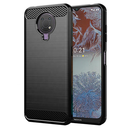 Coque pour Nokia G10 / G20, Techsuit, Carbone, Noire