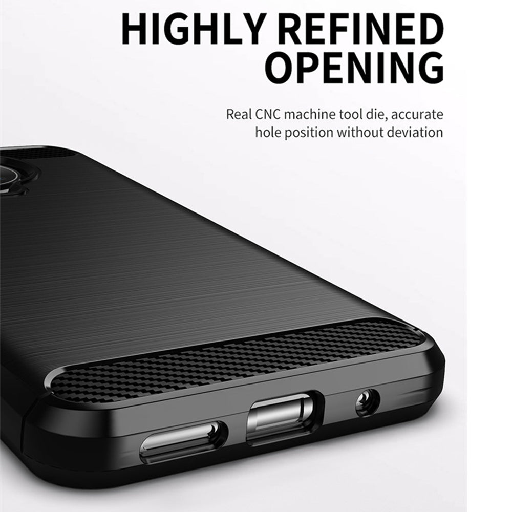 Coque pour Nokia G10 / G20, Techsuit, Carbone, Noire