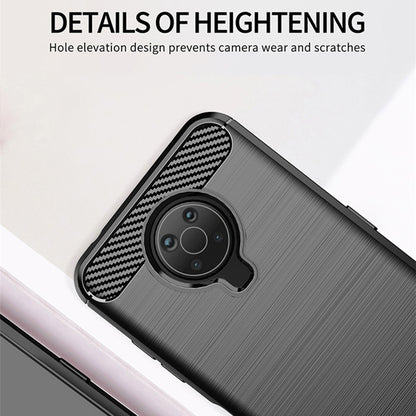 Coque pour Nokia G10 / G20, Techsuit, Carbone, Noire