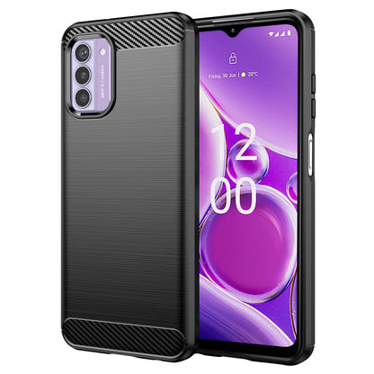 Coque pour Nokia G42, Techsuit, Carbone, Noire