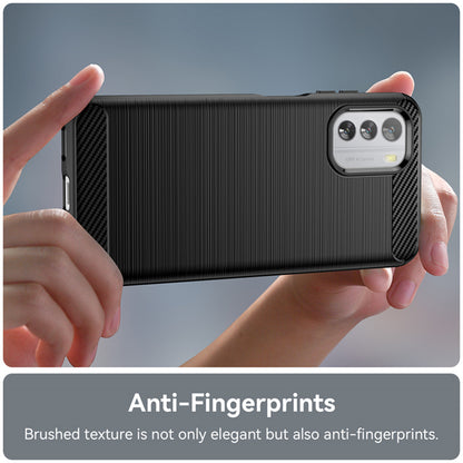 Coque pour Nokia G42, Techsuit, Carbone, Noire