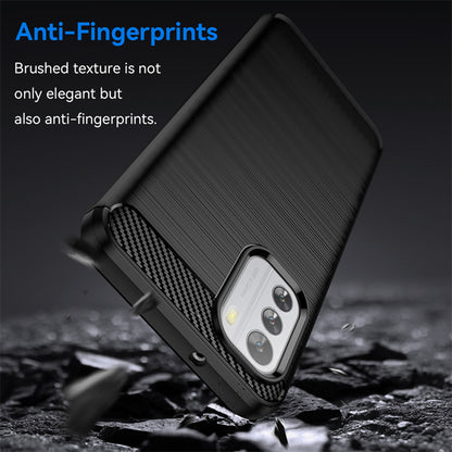 Coque pour Nokia G42, Techsuit, Carbone, Noire
