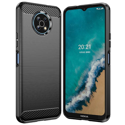 Coque pour Nokia G50, Techsuit, Carbone, Noire