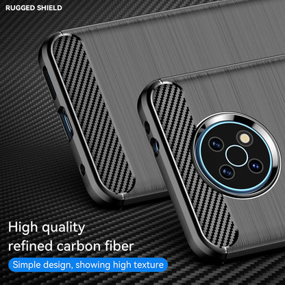 Coque pour Nokia G50, Techsuit, Carbone, Noire