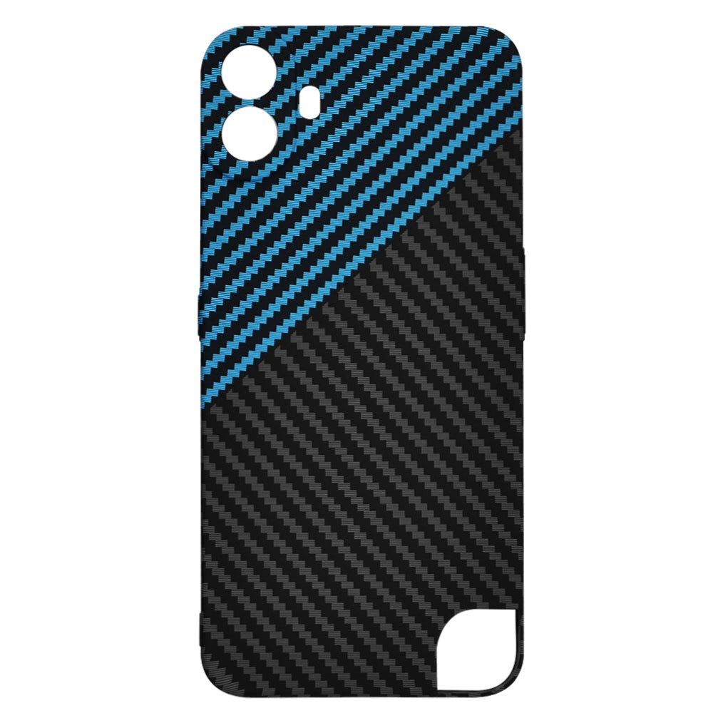Case for Nothing CMF Phone 1, Techsuit, Carbonite FiberShell, Black Blue